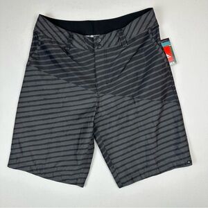 NWT Quiksilver Boardshort Pony up Gun Medal Swim Beach Surf Pool